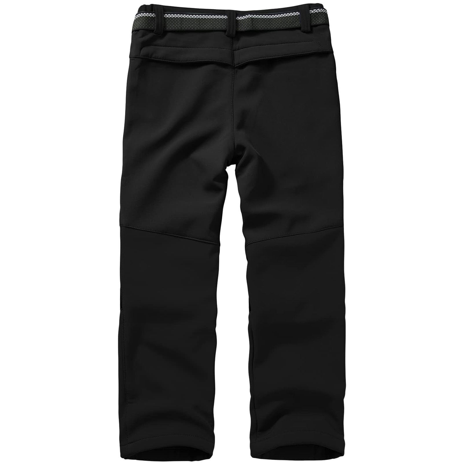 Pantalon de ski softshell doublé pour enfants thermique randonnée hiver neige garçons filles