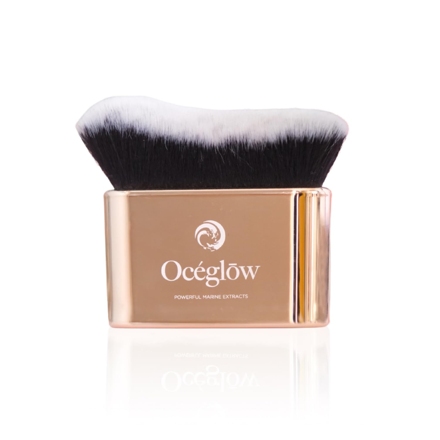 oceglow-powerful marine extracts Oceglow Kabuki Brush | Professional Multi-Tasking Makeup Brush | Soft Dense Bristles | Gold Color | Easy to Use for Powder, Foundation, Blush, Shadow, Bronzer & Body.-picture-38