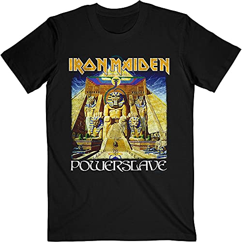 Iron Maiden - Camiseta para hombre, color negro, Negro