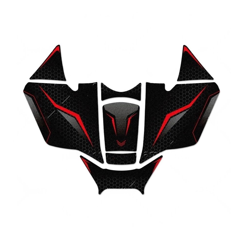 Motorcycle Fuel Tank Sticker Scooter Pad Protection Decal for Xmax 300 2023-2026(Color2)