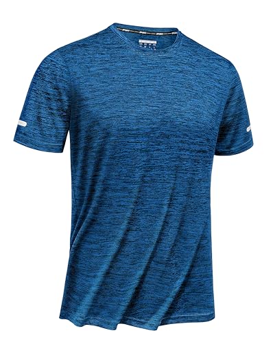 TACVASEN Workout Shirts for Men Dry Fit Men's Athletic Shirts & Tees Short Sleeve Running Gym Quick...