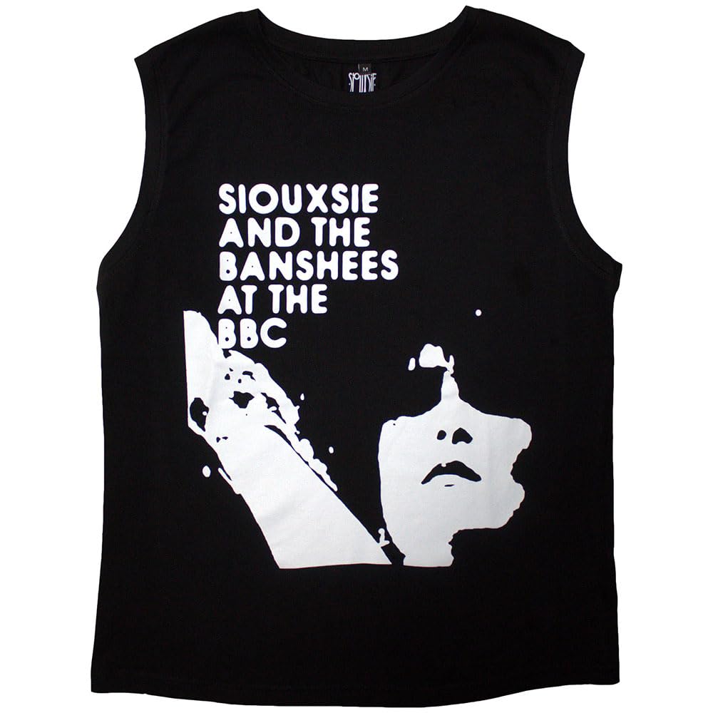 Rock Off officially licensed products Siouxsie & The Banshees At The BBC Tank Top M Black