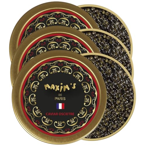 Caviar Oscietra Francés Maxim's – 3 X 100g