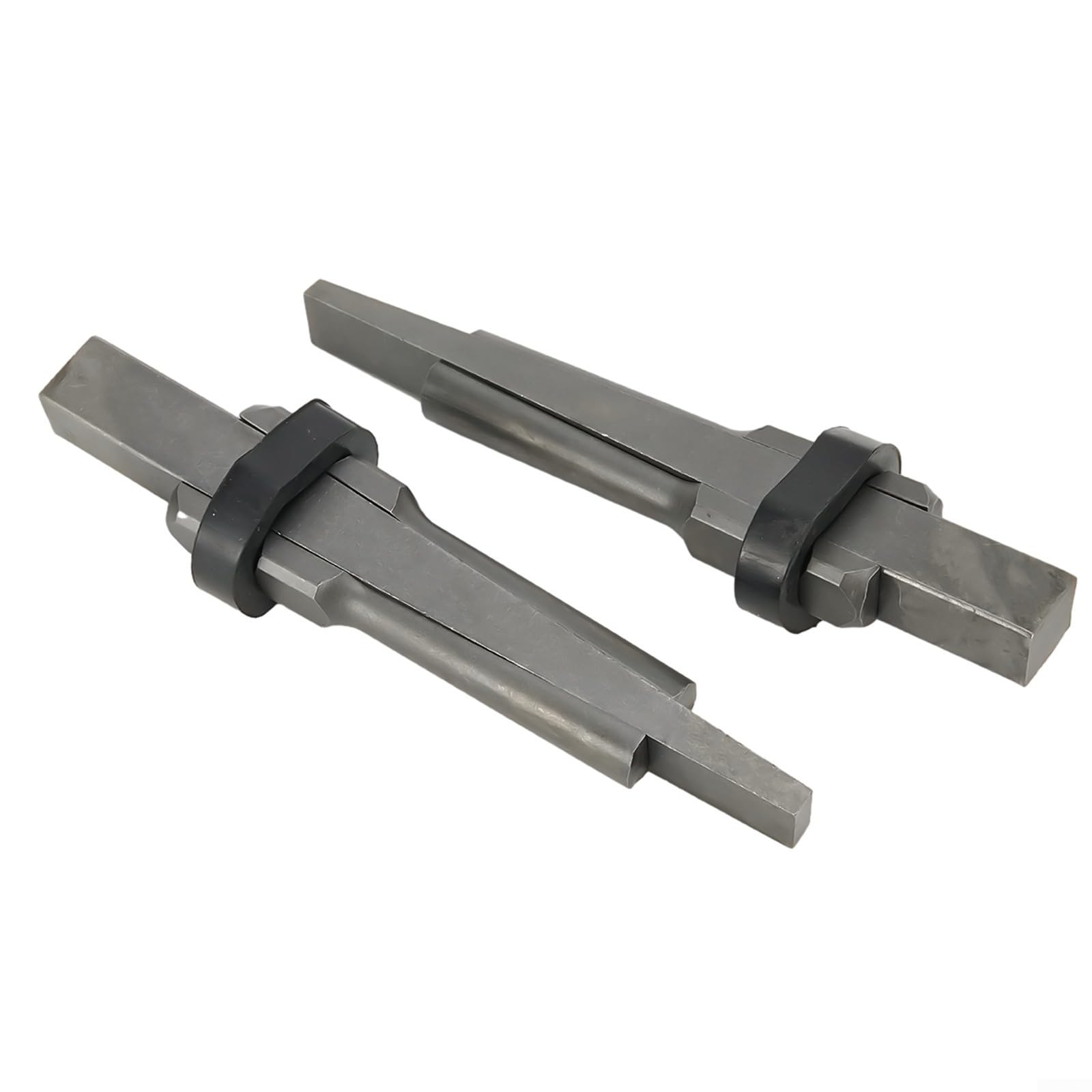 Cuñas de metal de 23 mm para piedra de roca de hormigón, juego de divisores para granito, mármol, herramienta de mano, 2 piezas, gris