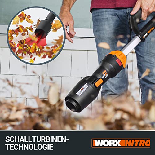 WORX WG543E Profi Akku-Laubbläser Leafjet 20V, inkl. 4Ah Akku & Ladegerät – Ansicht 5