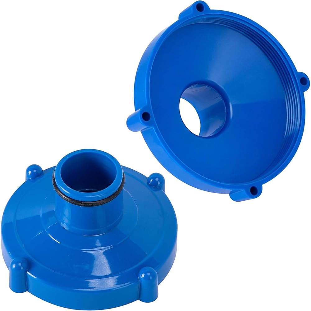 Hndhbfgrt Blue Replacement,Pool Skimmer Vacuum Hose Adapter(2 Pcs), For 32Mm Connection 80Mm Pools System