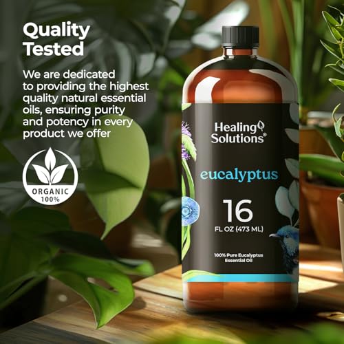Aceite Esencial de Eucalipto Healing Solutions 16oz miniatura 4