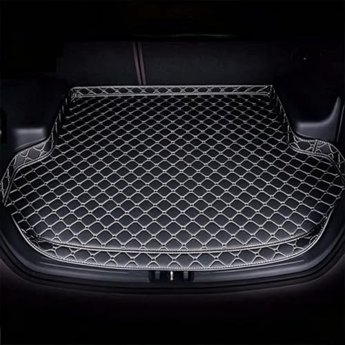 Tapis de coffre en cuir haut de gamme pour Volkswagen Touran 2015-2025 design D