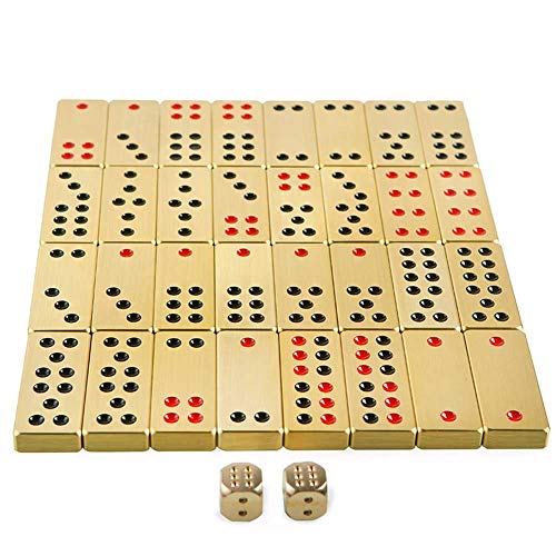 Juego de Mesa Pai Gow con 32 fichas y 2 dados