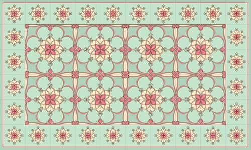 Tapete Vinílico Decorativo IRI-GIRI 99.82x59.94 cm