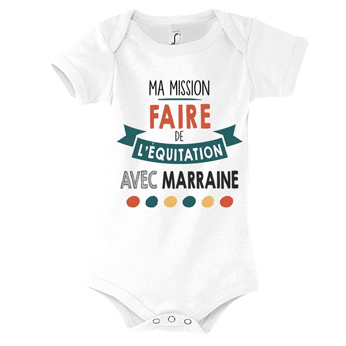 Planetee Body Manches Longues Ma Mission Tracteur Avec Tata 6-12 Mois