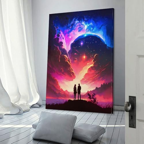 Impression sur toile personnalisée mariage et famille souvenir
