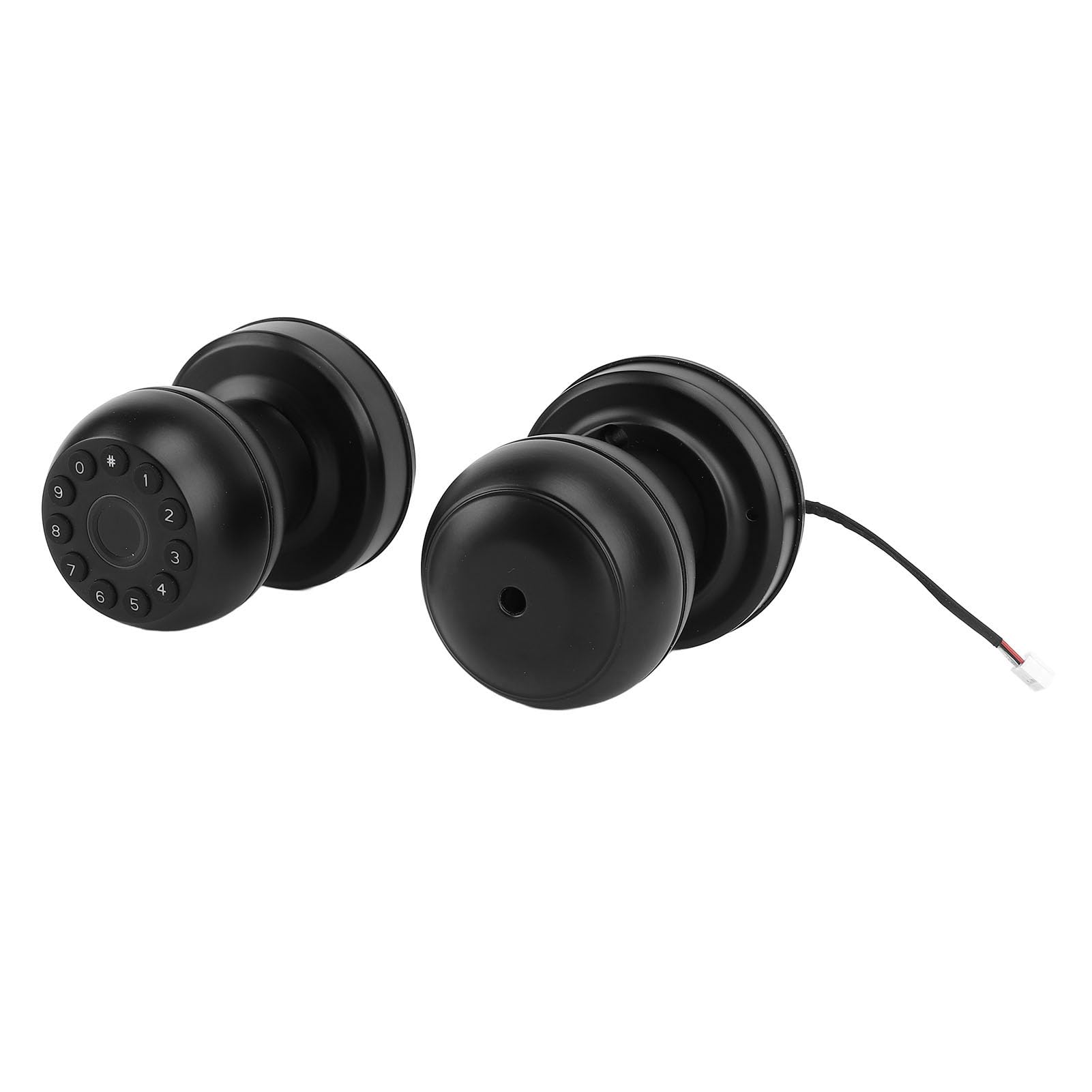 Smart Door Knob, Keypad Fingerprint Biometric Door Lock, Keyless Entry Door Knob with App Control, Fingerprint Door Lock for Bedroom, Office, Front Door, Apartment, Cloakroom