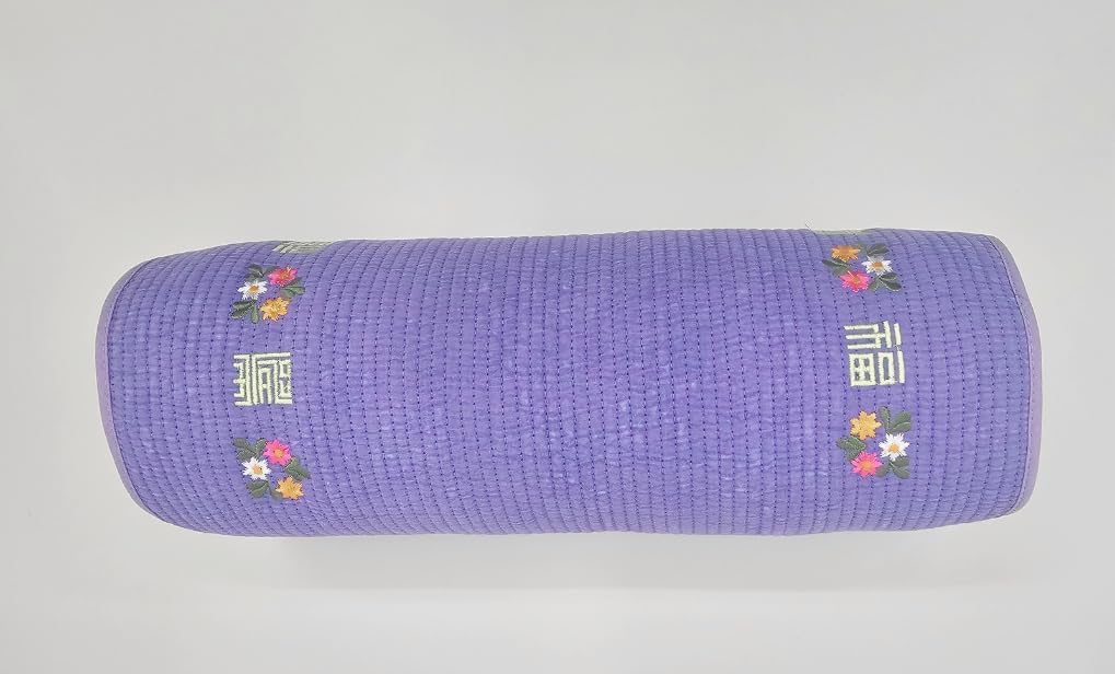 Kpop Jungkook's Favorite Item- Nap Pillow with Traditional Korean Patterns Small and Large Jung kook Photocards Included Weverse Live Nap Pillow (ArmyPurple2-small)