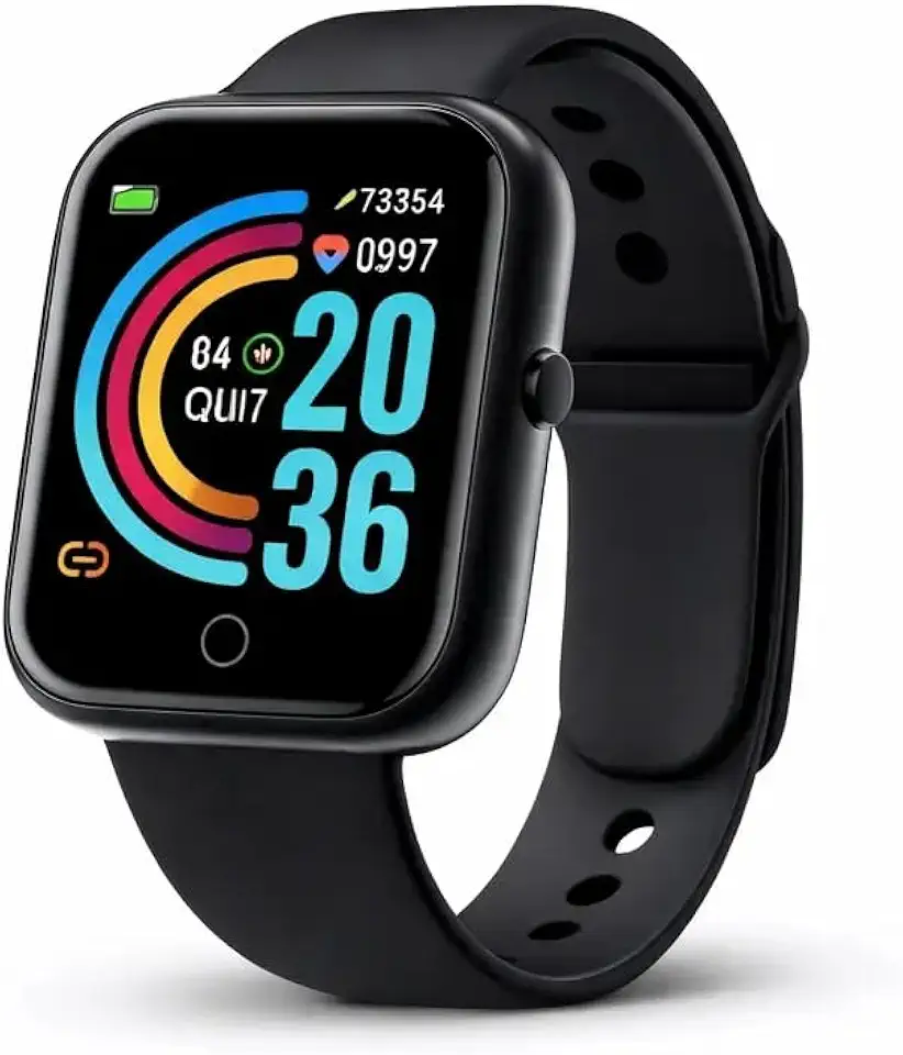 Kapbom Relógio Smart Bracelet D20 Preto – Monitor de Saúde, Notificações, Bluetooth, Fitness Tracker