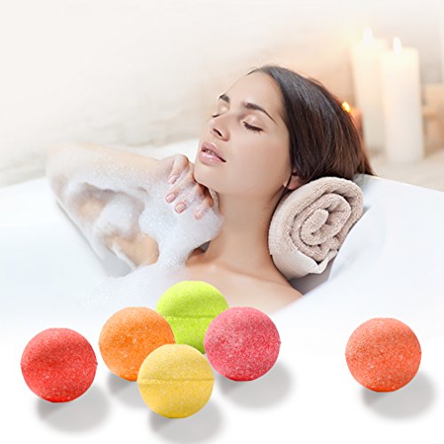 Agunamoon Bombe da Bagno con Oli Essenziali, 6pzs