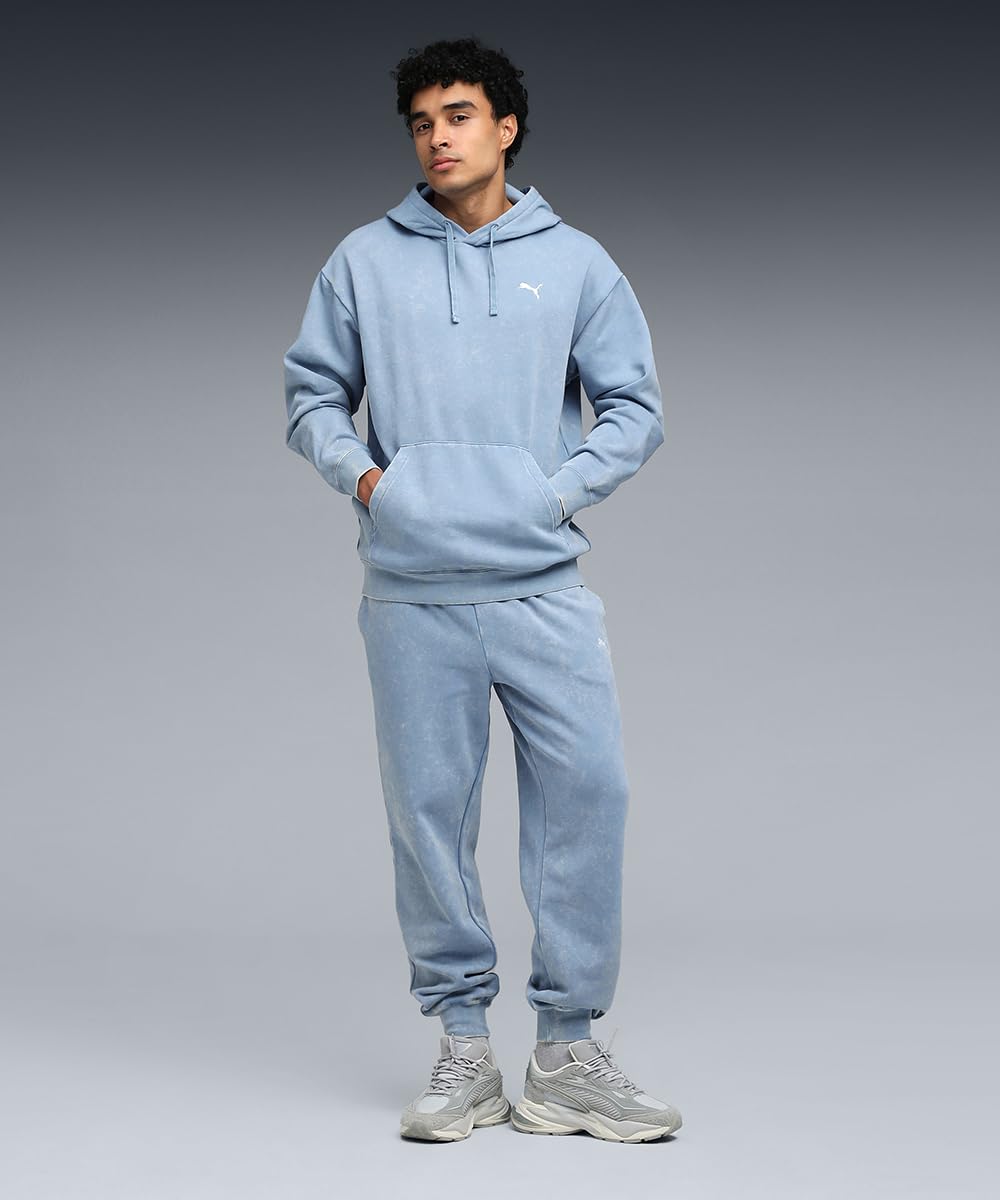 PUMA Ess Elevated Relaxed Wash Sweatpants Fl - Spodnie z dzianiny Mężczyźni