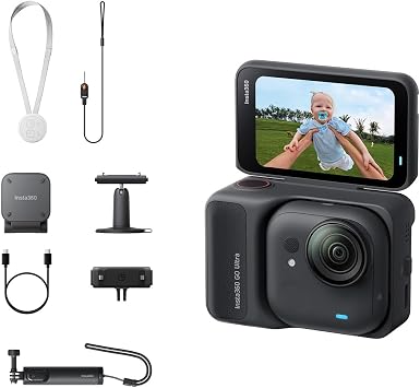 Insta360 GO Ultra 4K Action Camera Creator Bundle - Midnight Black