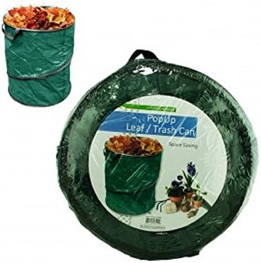 Garden Depot Pop Up Leaf Trash Can 13 Gallon Easy Storage, Collapsible Polyester Bags That are Space Saving and Convenient Ways of Disposing of Leaves and Trash