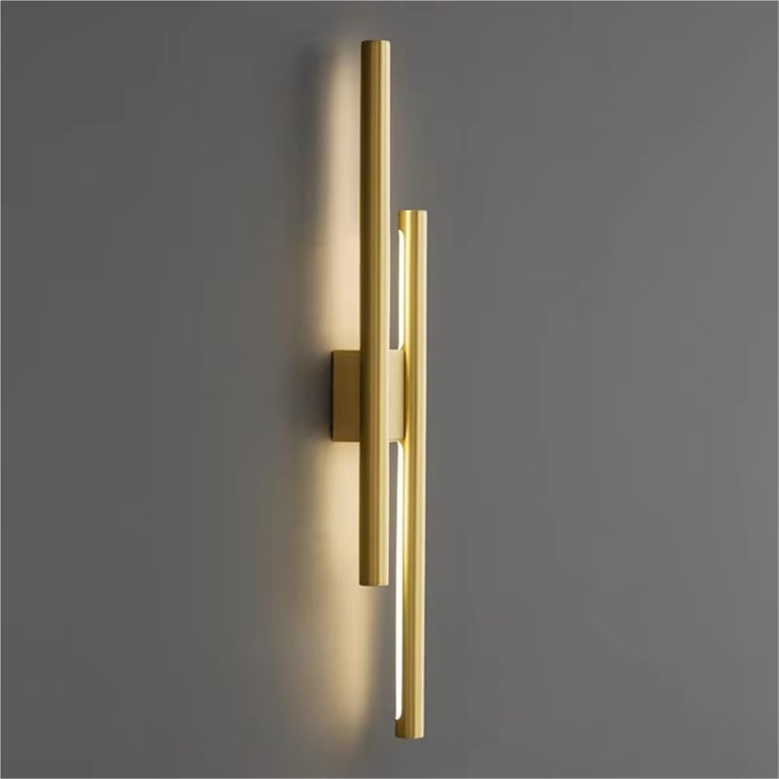 JKJZSALJ Modern Brass Wall Sconce Indoor Foyer Bedroom Dining Room Copper Gold Black Wall Sconce,Gold,Gold