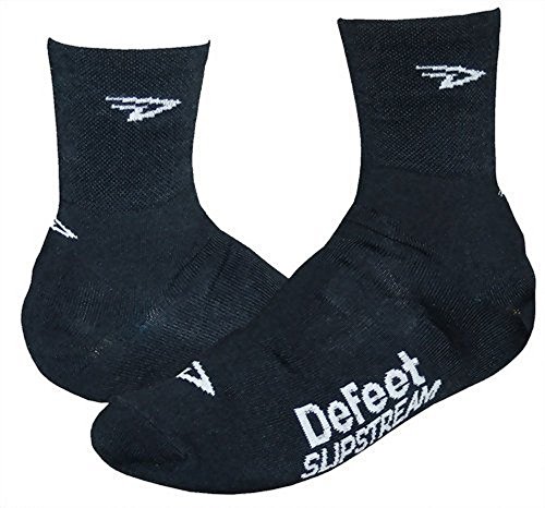 DeFeet International Slipstream 4-Inch D-Logo Shoe Covers, Black, Large/X-Large
