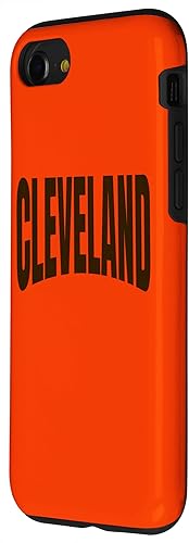 Miniatura 2 de Funda clásica clásica para iPhone SE (2020) 7 8 Basic Cleveland OH marrón oscuro