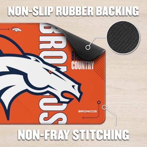 Image of YouTheFan NFL Denver Broncos Gameday Mouse Pad