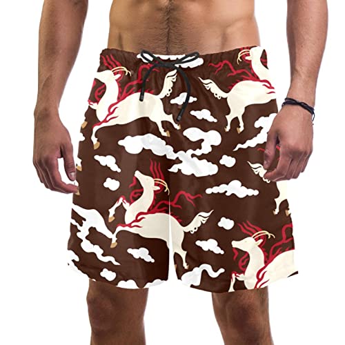 Maillots de bain hommes Yuzheng au motif de cheval idéal pour vos journées farniente au soleil