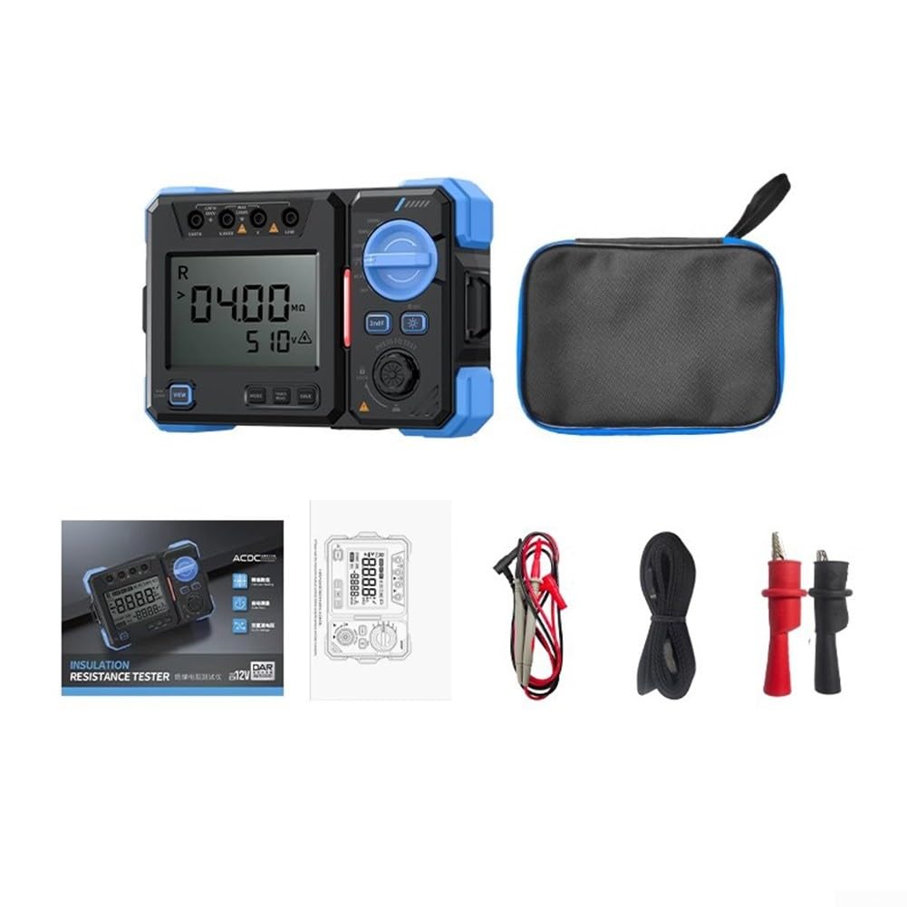 MRT1050 Megohmmetro Resistenza di Isolamento Tester 2500V | ABS Materiale Auto PASS/FAIL per Elettricisti | Test sul campo industriale