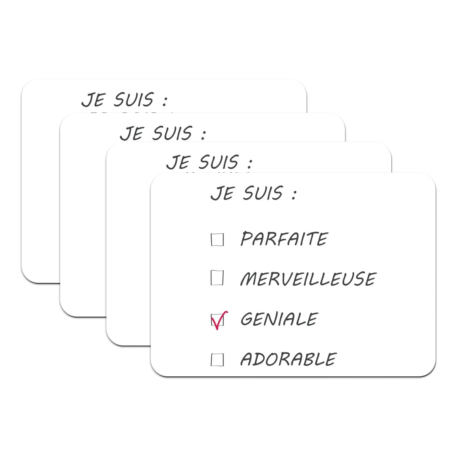 Sets de table caoutchouc antiderapant grand format 39,5 x 28,5 cm