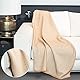 ACUSHLA Merino Wolldecke Campingdecke Kuscheldecke Flauschig Waschbar, Großer Überwurf Ideal für Outdoor-Camping, Alle Jahreszeiten, Geeignet, Twill 3.68 lbs (Warmes Gelb)