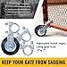 Fence Gate Wheels for Metal Tube Gate Farm Gate Wheels 6