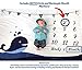ELLO HOME BABY Milestone Blanket Boy, Whale Month Tracker, First Year Calendar Monthly Growth Chart, Photo Prop Mat, Baby Boy Shower Gifts, Nautical Nursery, (Minky 60