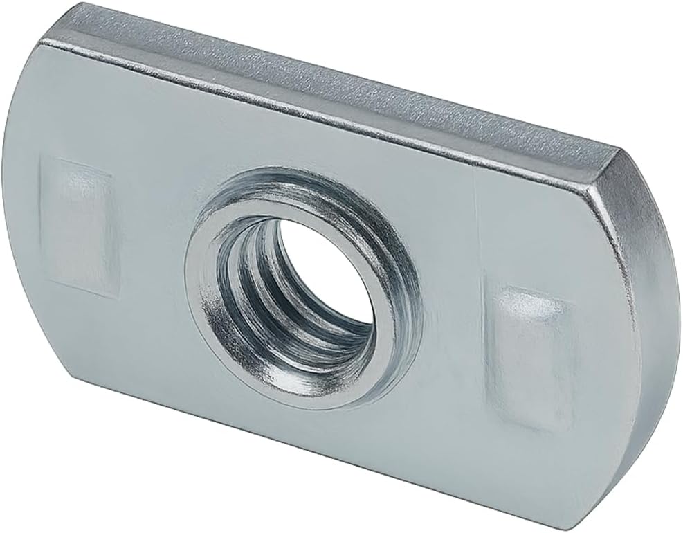 3786, 15 Series 1/4-20 Centered Slide in Economy T-Nut Steel (25 Pack)