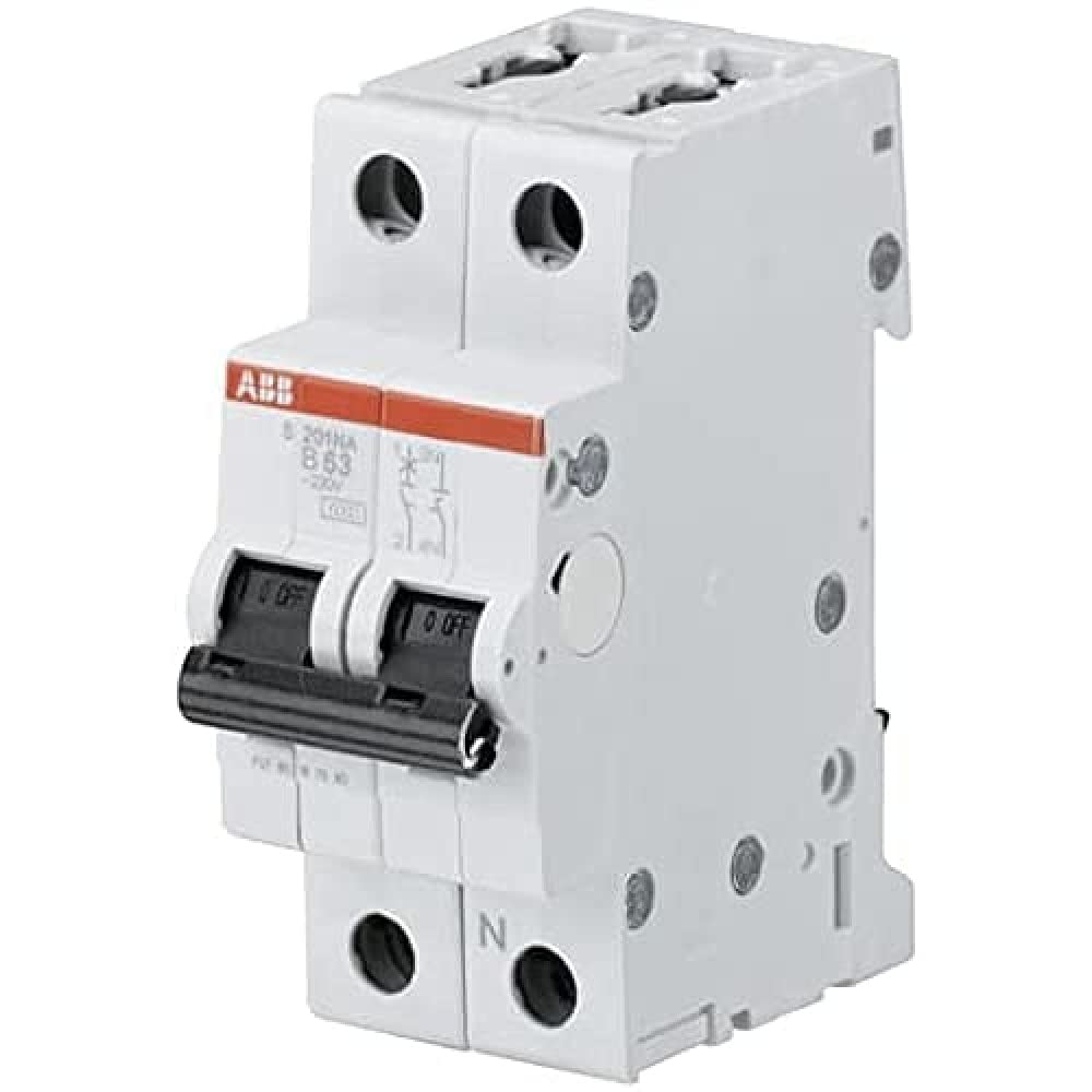 Disjoncteur S202B6 ABB évite les surcharges électriques 2P 6A