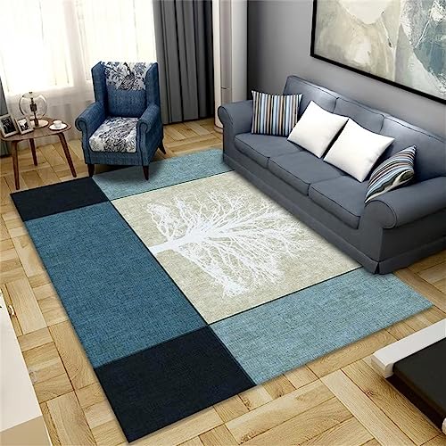 RUGMRZ Adornos Salon alfombras La Simplicidad Moderna y la Moda en Europa Alfombra Grande Salon Multicolor Alfombras Pequeñas Habitacion Alfombra habitacion Alfombra Gamer Suelo tapete160x220CM
