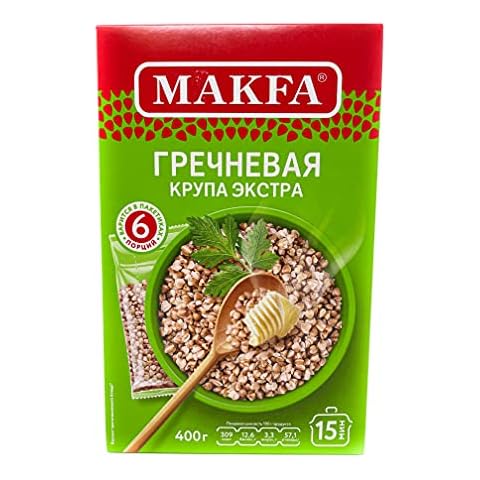 Buckwheat Groats {Grechka} Boil In Bag 6 Bags / 67 Grams - Pack of 2 Cover