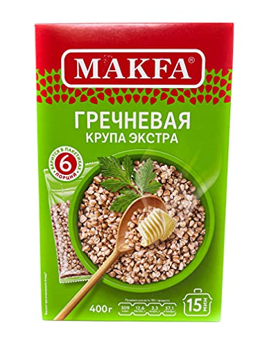 Buckwheat Groats {Grechka} Boil In Bag 6 Bags / 67 Grams - Pack Of 2 #TOP7