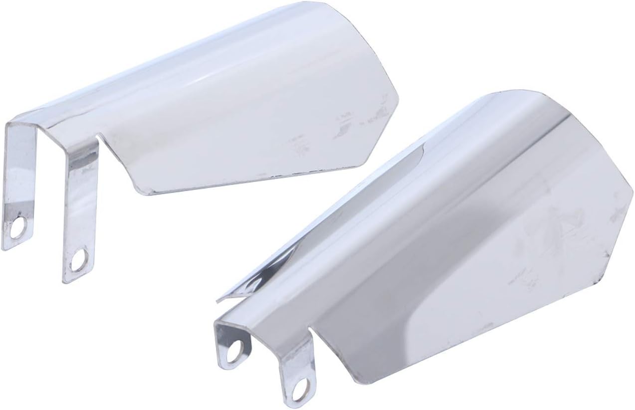 Chorme Coffin Cut Hand Guards Customs Handguards for Harley Touring Electra Street Road Glide Road King Baggers,Large