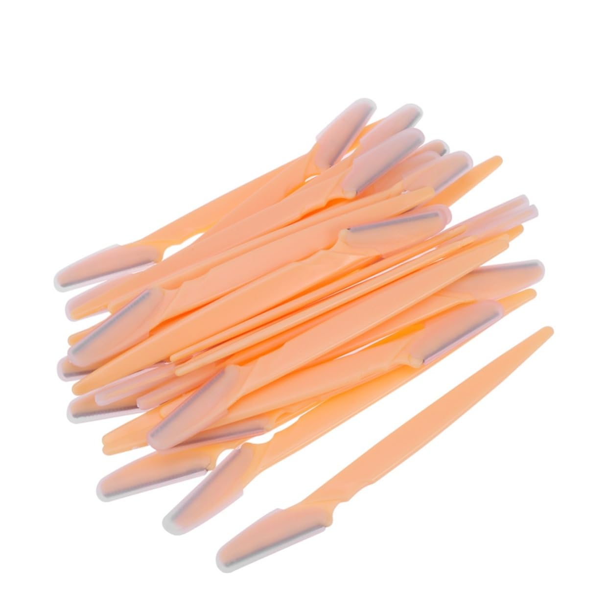 HONMEET Facial Razors 30pcs Eyebrow Razors Lightweight Stainless Steel Trimmers Makeup Tool Portable for Women Girls