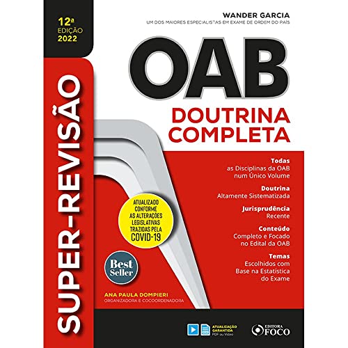SUPER-REVISÃO OAB - DOUTRINA COMPLETA - 12ª ED - 2022