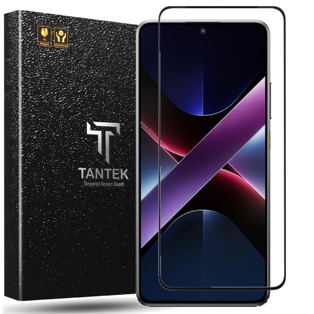 Image of TitanGuard Tempered Glass Screen Protector Guard for Xiaomi Poco X7 Pro - 9H Hardness, Military Grade, Anti-Static, Easy Installation Kit - 1 PACK