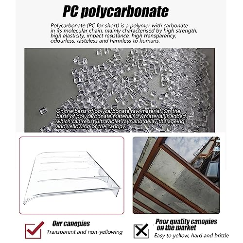 Auvent de jardin transparent pour abriter votre terrasse - 4