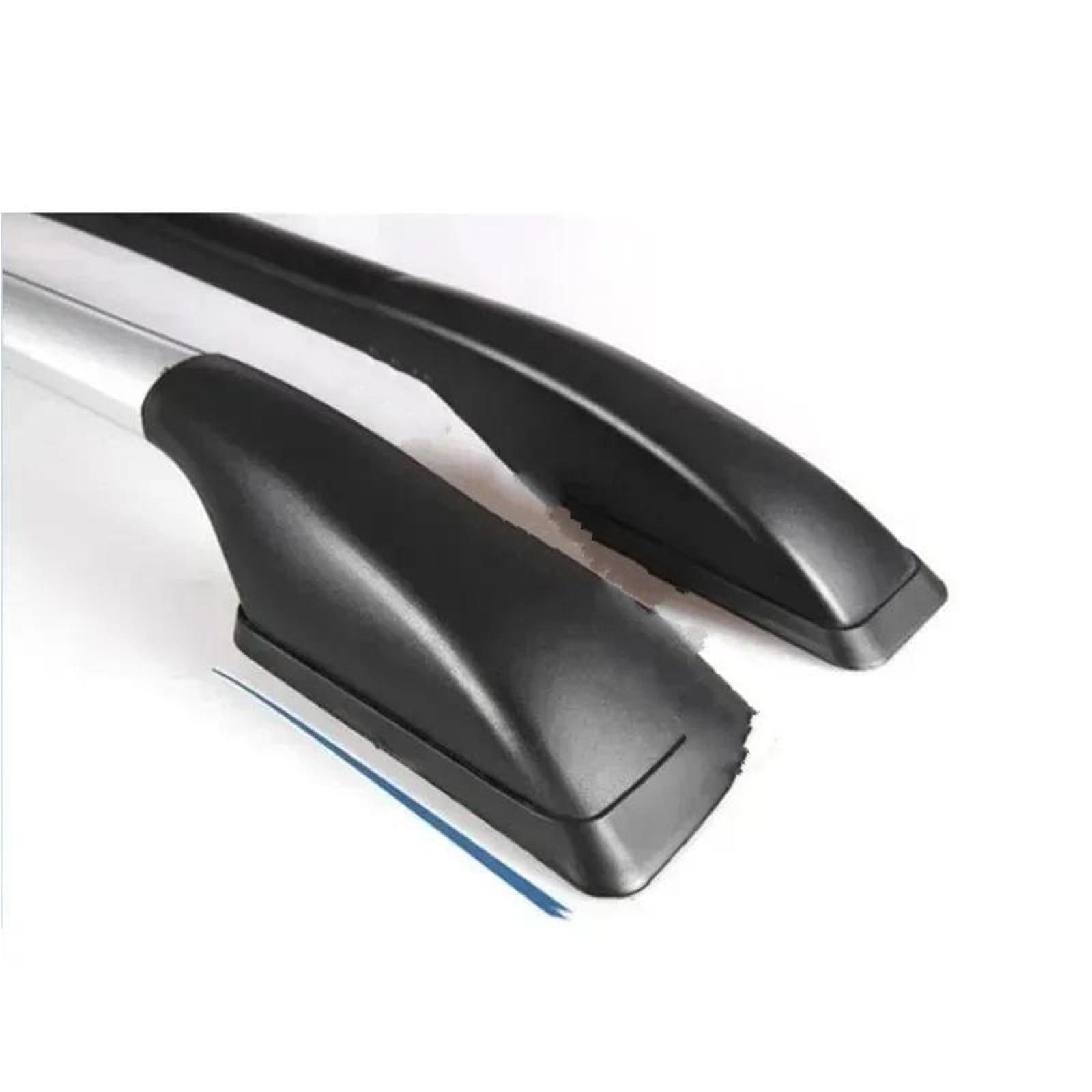 Portaequipajes De Aleación Aluminio para Coche Barra Transversal Superior Caja Guía para Ford para Edge 2009-2012(Plata)