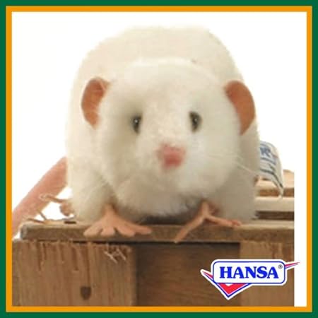 Amazon Co Jp Hansa ハンサ ぬいぐるみ 5576 白ネズミ 27 Fat Rat White おもちゃ