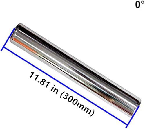 Miniatura 3 de AotoKoop OD 3 en (2.992 in) tubo recto de aluminio intercooler tubo de entrada de aire pulido acabado, longitud 11.811 in