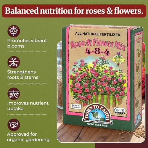 Fertilizantes orgánicos mezcla 4-6-2 y 4-8-4 Down To Earth 5 lb x2 miniatura 4