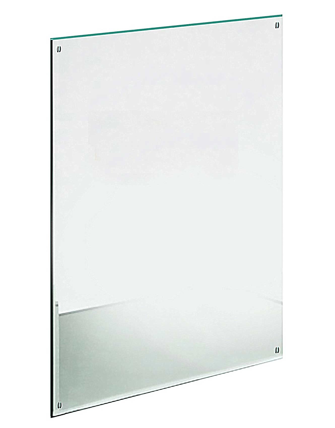 MirrorOutlet 4mm Polished Edges with Holes Fitness Workout Bathroom Large High Definition Gym Yoga Boxing Wall Mirror: Safety Backed (4ft x 3ft (122 x 91cm))