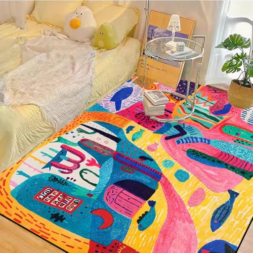 Tapis d'impression à poils courts doux et antidérapant 180x240 - 5