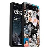 Compatible with Google Pixel 6 Pro Case, Western Retro Cowgirl Cowboy Country Chic Aesthetic Collage